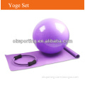 Ladies's yoga set/yoga ball